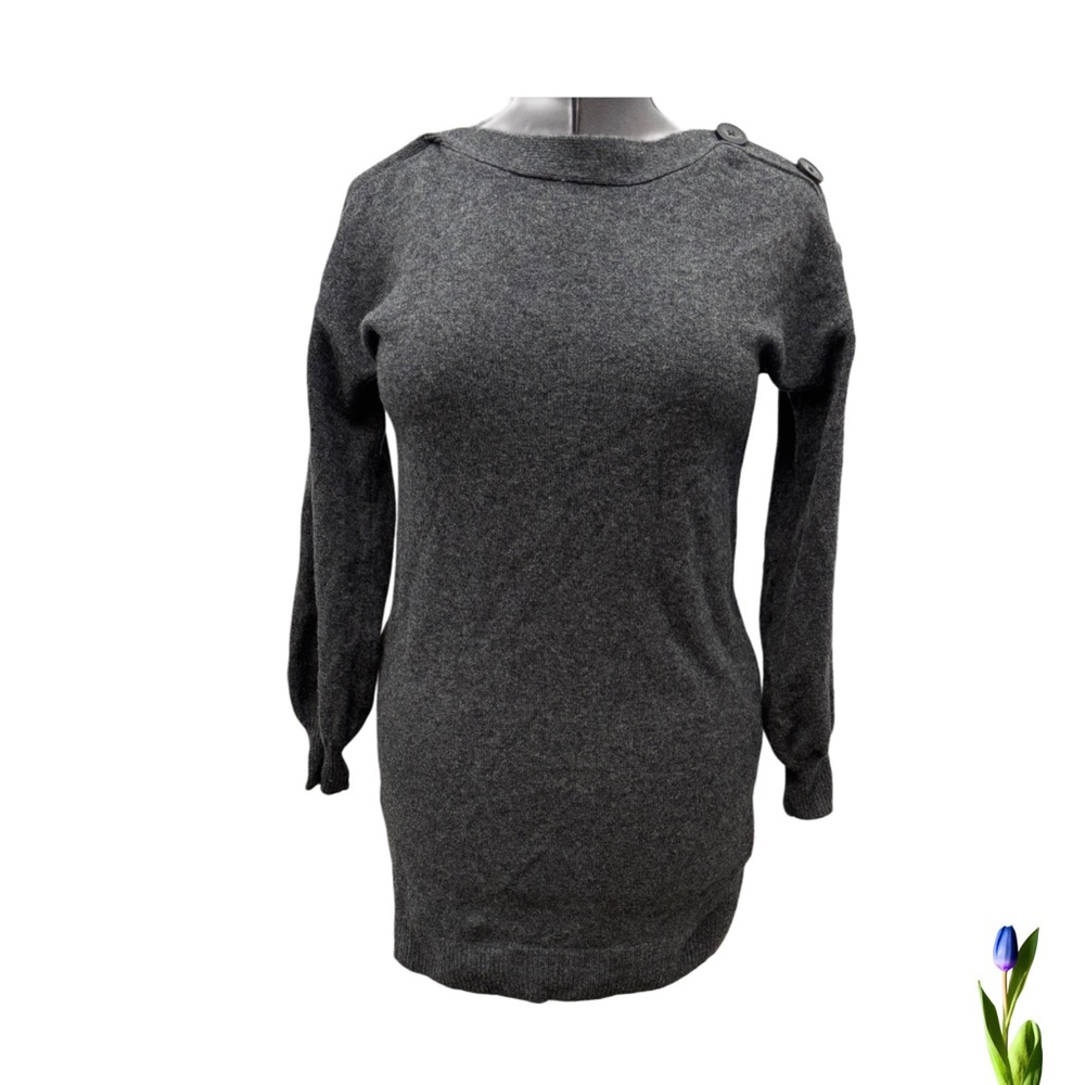 Merino wool Madewell Gray Knit Sweater Dress size M